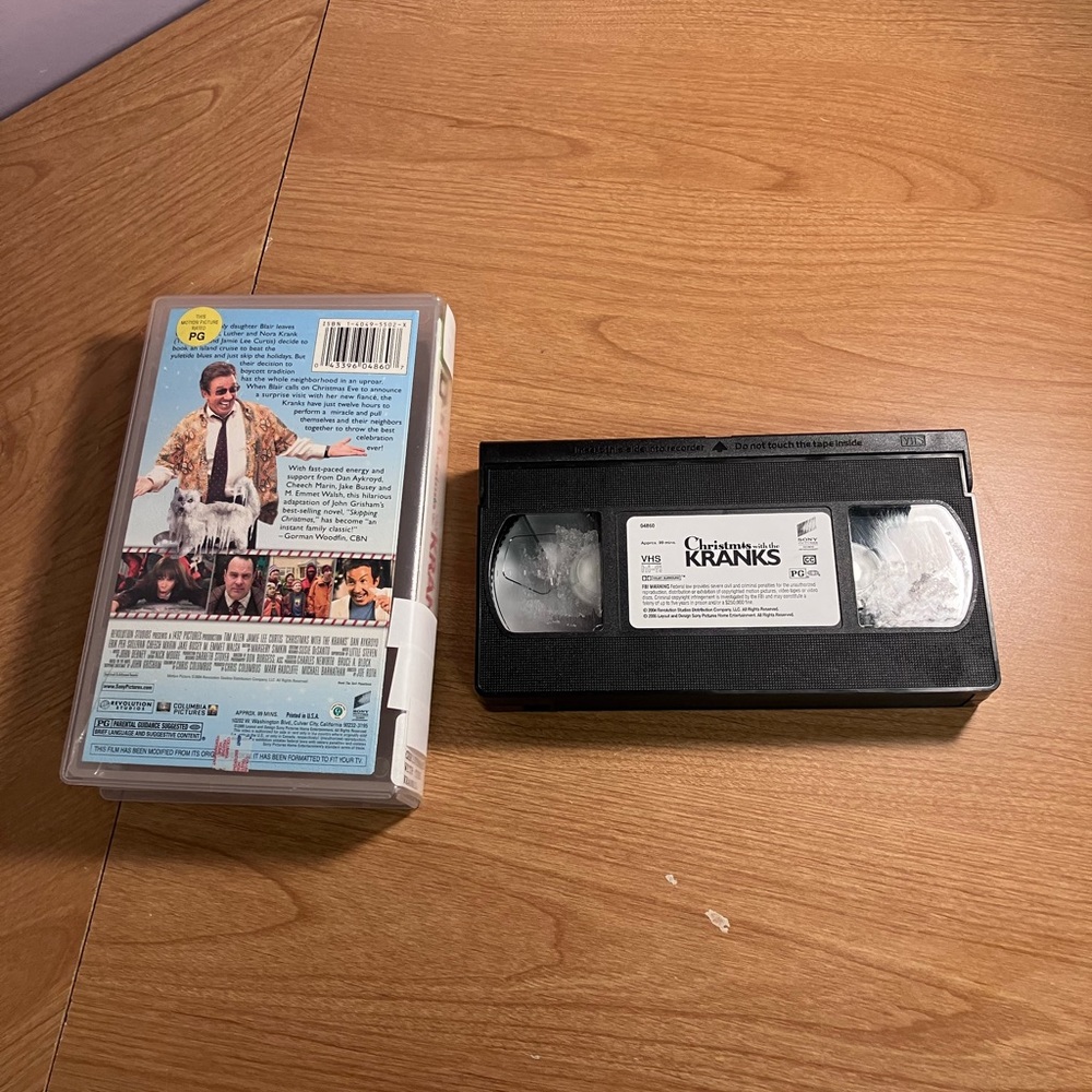 Christmas with the Kranks VHS Tape rare